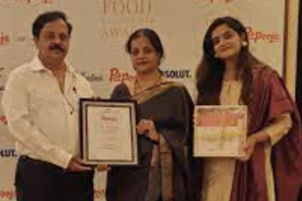 Times Food & Nightlife Award best Pan Indian Vegetarian Restaurant