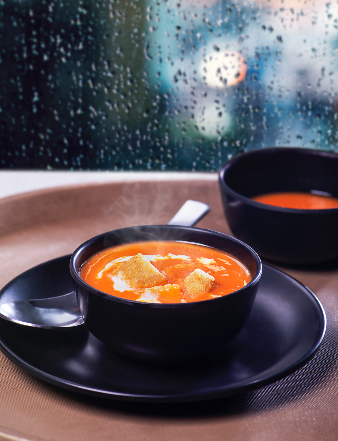 Healthy soup available in Paakashala restaurant