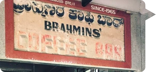 Adigas Brahmins Coffee Bar outlet