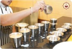 Filter coffe ready to serve at Paakashala